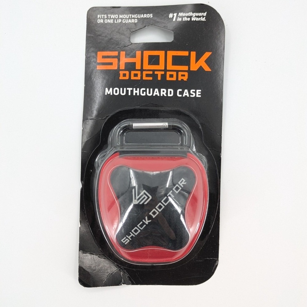 Mouth Guard Case, Ventilated, Universal Storage for Mouthguard Red Quick‎ Dry